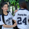 Mẫu Áo Lớp Đồng Phục Lớp In Full Thân Oversize - Phong Cách Streetwear Màu Trắng